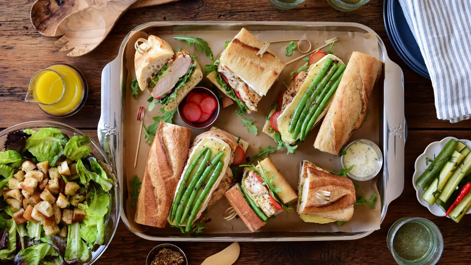 Image of Herbes de Provence Chicken Sandwich with Brie & Dijon Aioli