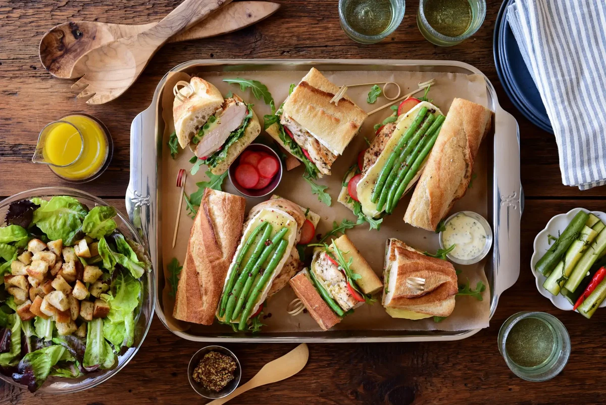 Herbes de Provence Chicken Sandwich with Brie & Dijon Aioli