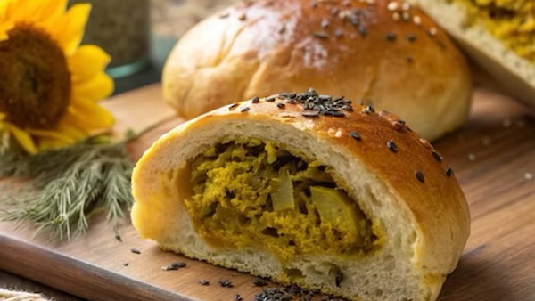 Image of Savory Buns with Chicken Curry