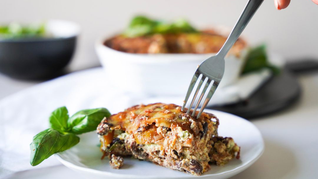 Vegetarian Black Bean Lasagna