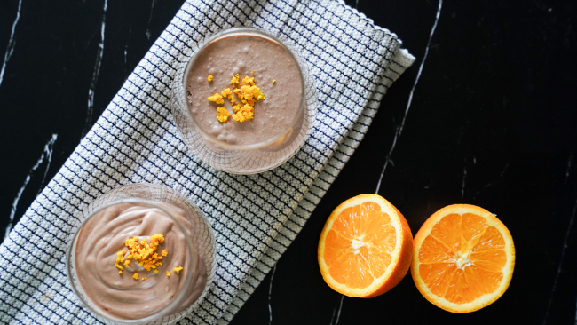 Cacao Orange Mousse (two ways)