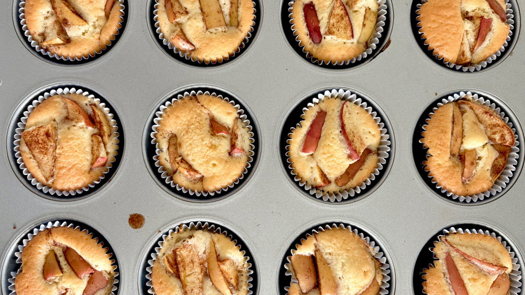 Image of Höstiga äppelmuffins med kanel