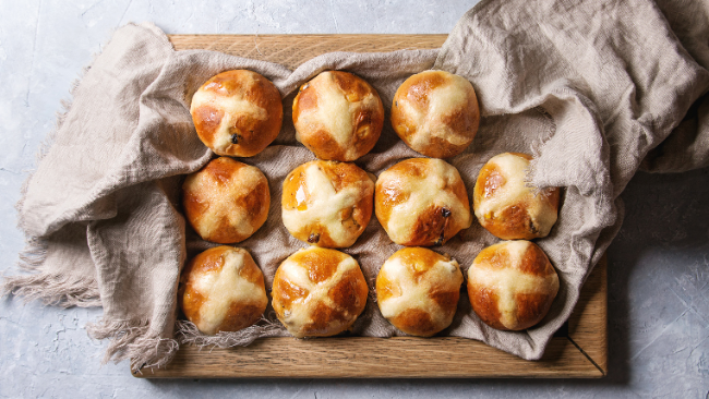 Emmer Wheat Hot Cross Buns