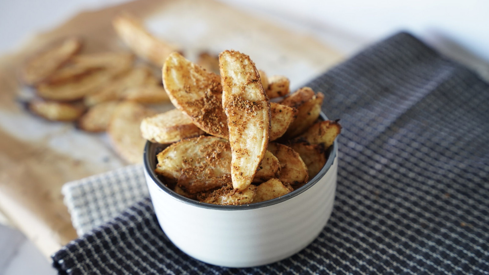 Potato Wedges with Chicken Salt