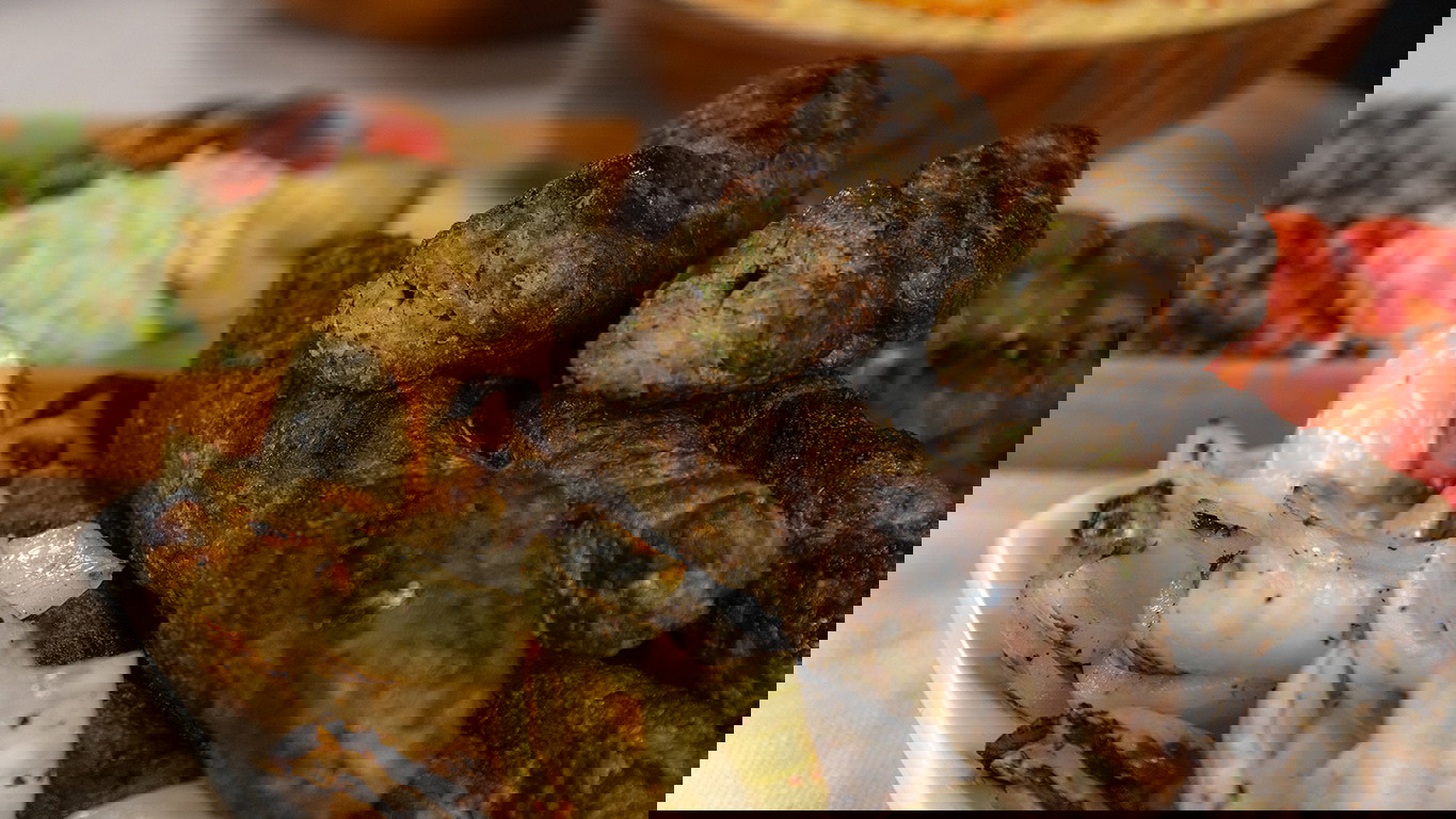 Image of Savory and Fresh Authentic Kofta and Tabouli