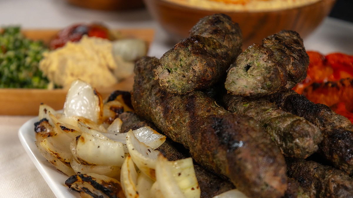 Savory and Fresh Authentic Kofta and Tabouli