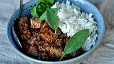 Slow Cooked Cardamom Spiced Beef