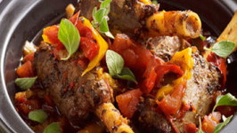 Slow Cooked Lamb Shanks and Vegetables