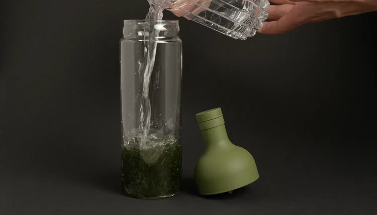 Image of Pour in 500 ml of cool or room temperature filtered water.