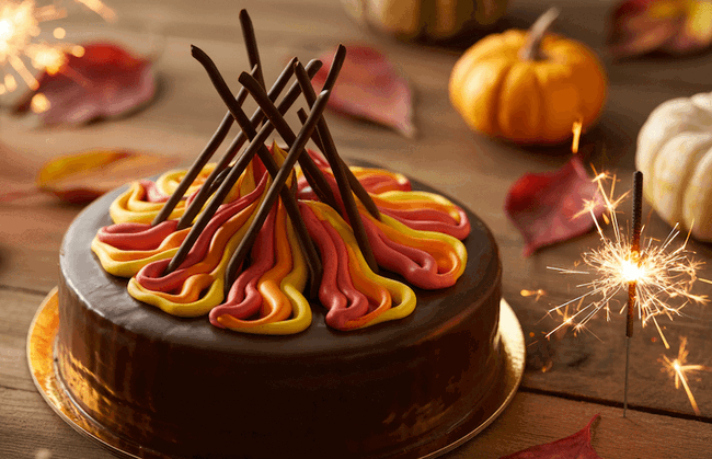Image of Simple & Delicious Chocolate Bonfire Cake Recipe UK