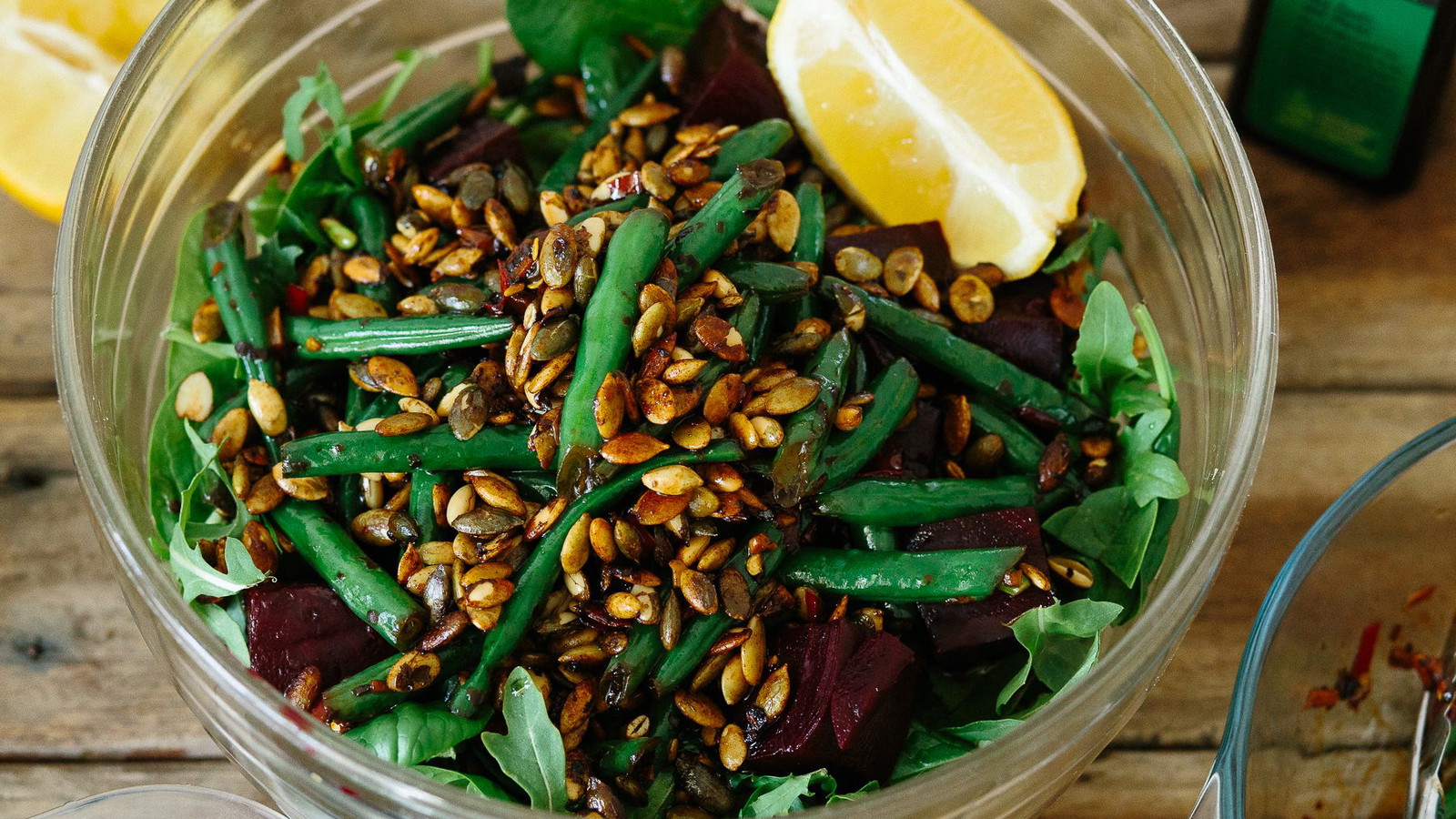 Beetroot, Garlic and Chilli Bean Salad