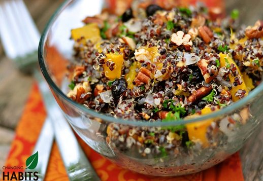 Nutty Quinoa Rice Salad