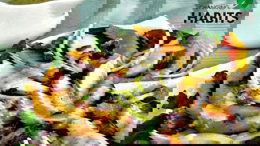 Pumpkin, Pear and Nut Salad