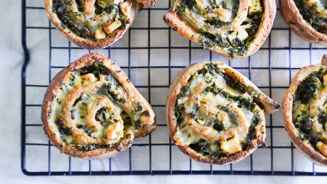 Spinach and Cheese Scrolls