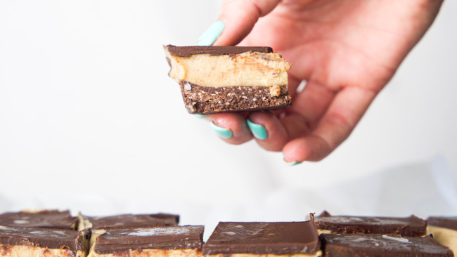 Plant Based Caramel Slice