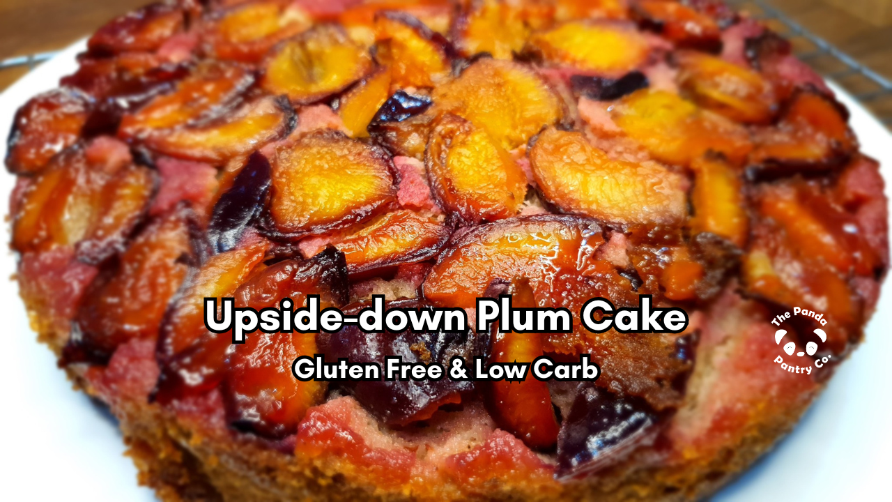Image of Upside-Down Plum Cake – Spiced, Moist, and Gluten-Free