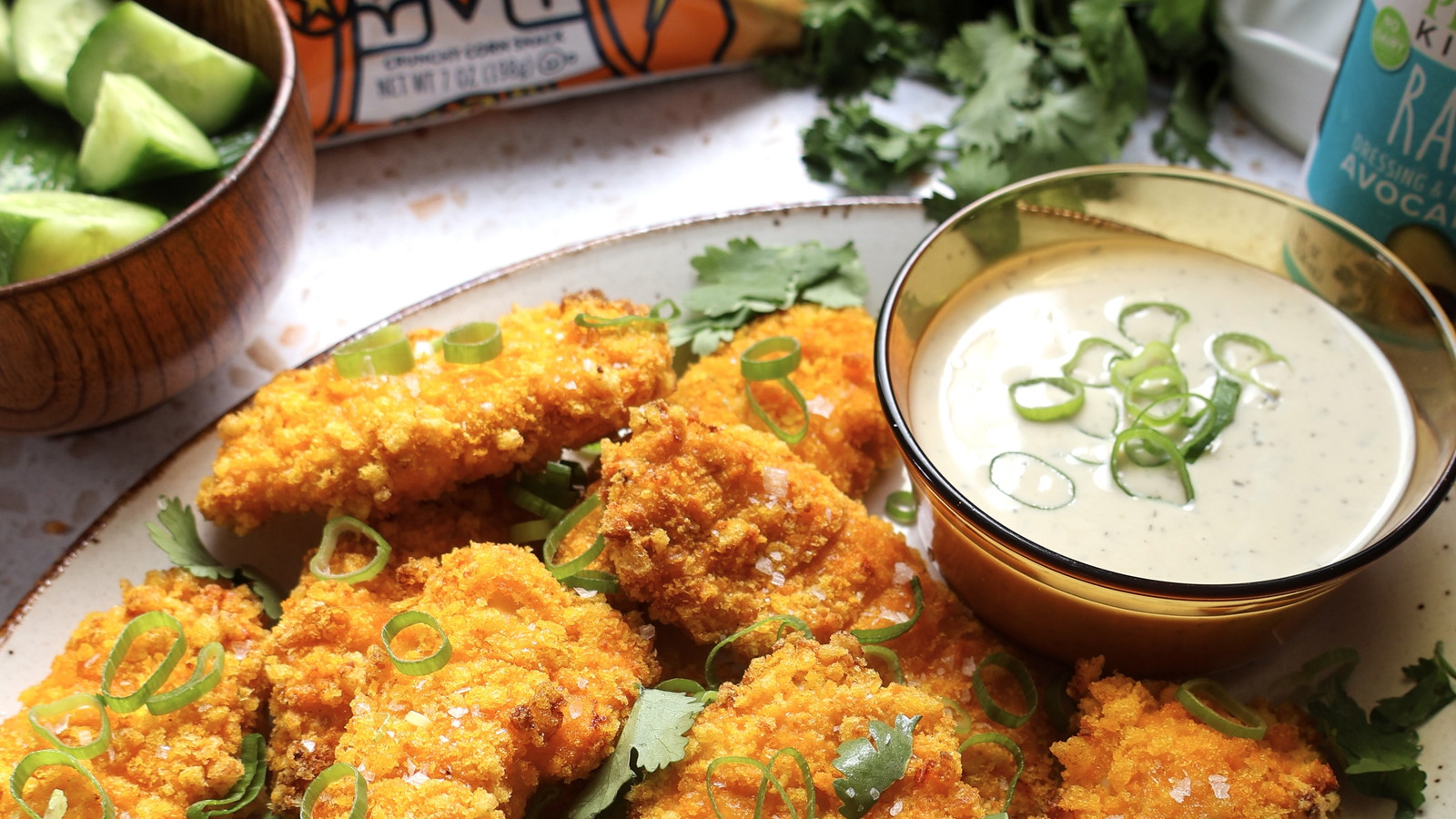 Image of Cheesy Chicken Tenders with Ranch