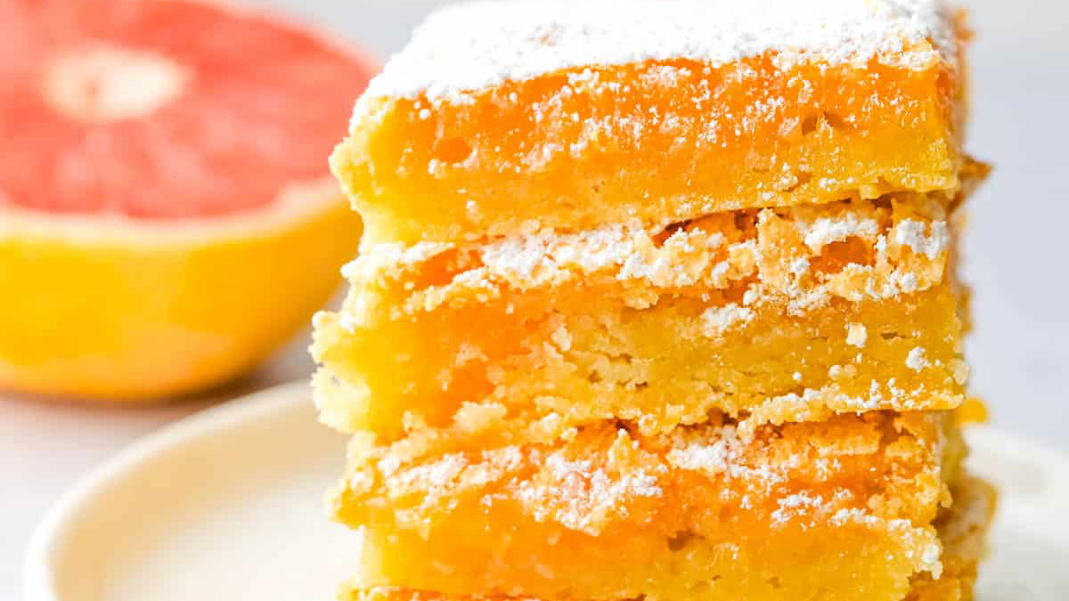Irresistible Grapefruit‑Flavor Extract Citrus Bars