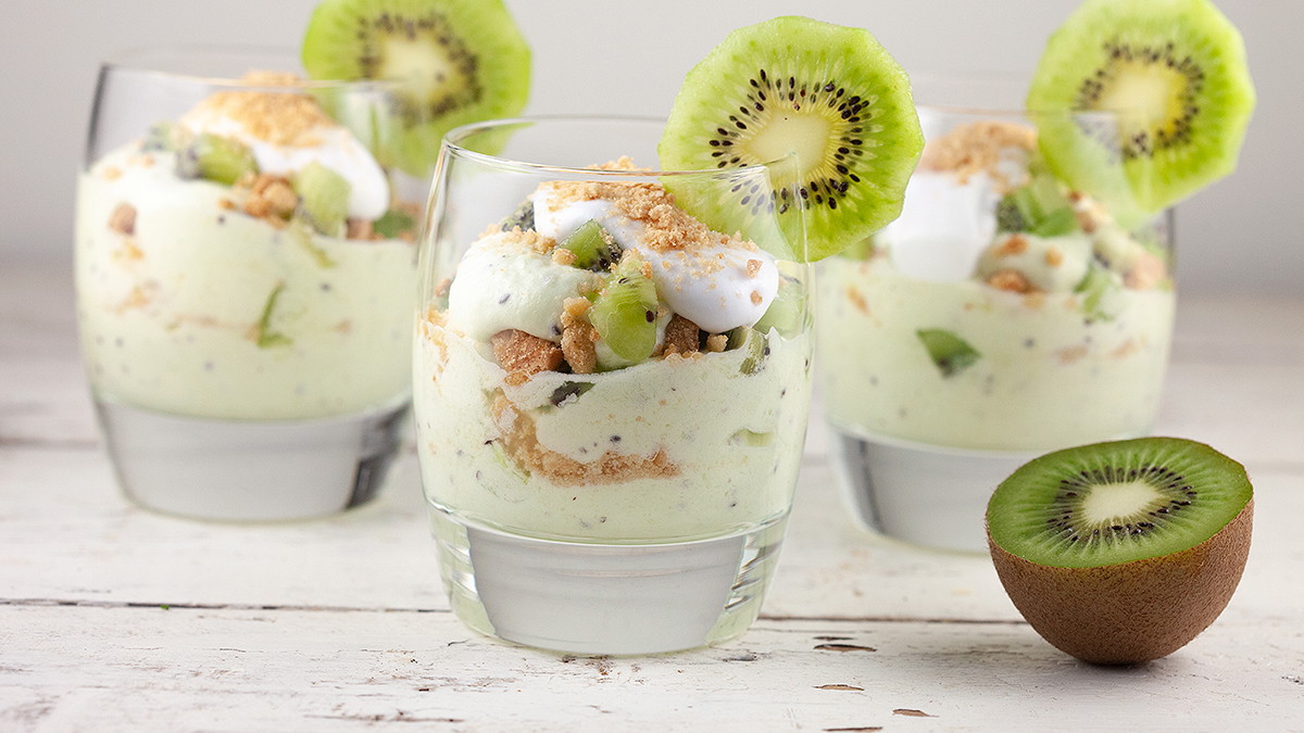 Tropical Kiwi Extract Creamy Mousse Cups