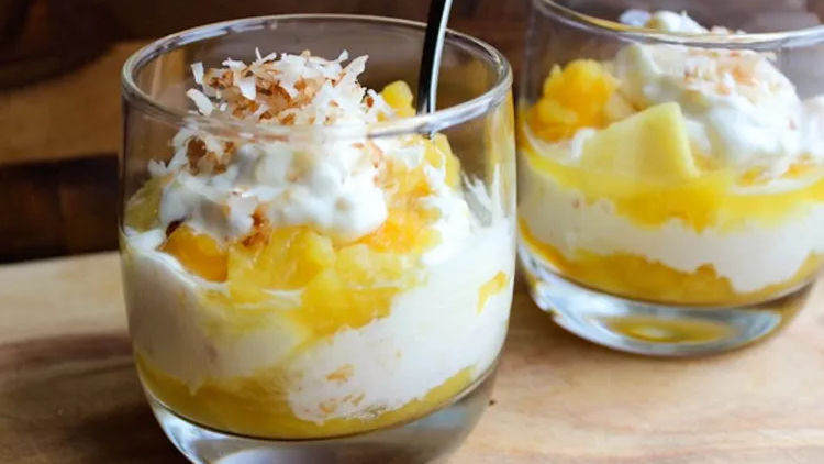 Creamy Piña Colada Fool with Pina Colada Flavor Extract — No-Bake Tropical Dessert