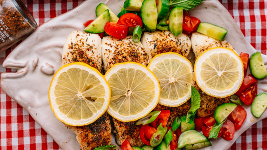 Image of Italian Seasoning Crusted Halibut 