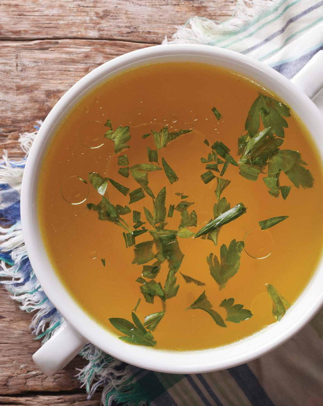 Roasted Chicken Bone Broth