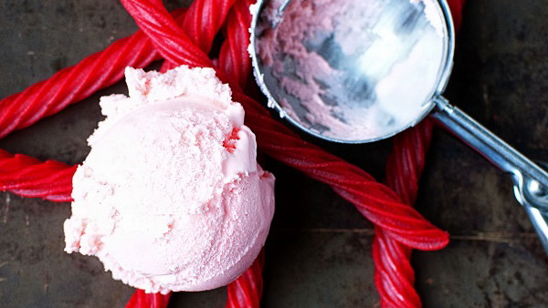 Ultimate Red-Vine Infused No-Churn Ice Cream