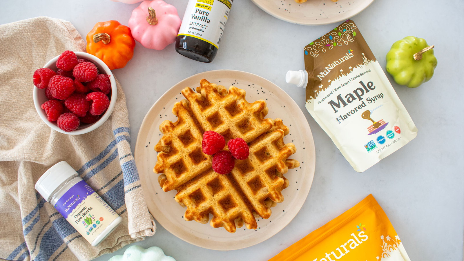 Banana Oat Fiber Waffles – NuNaturals