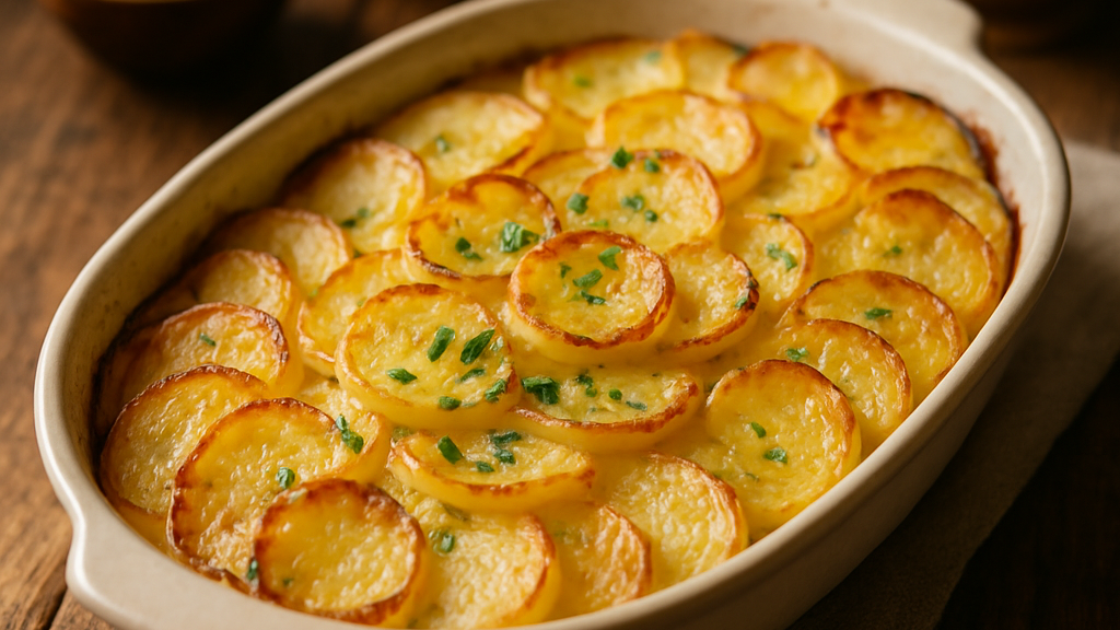 Image of Kartoffelgratin (60 Min) | Cremiges Rezept