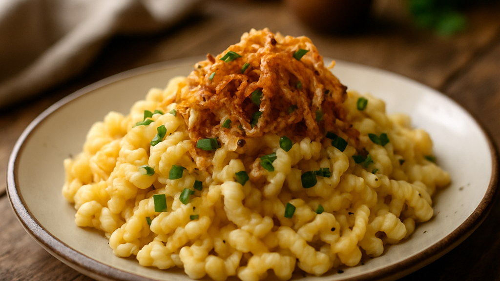 Image of Käsespätzle (40 Min) | Herzhaftes Rezept