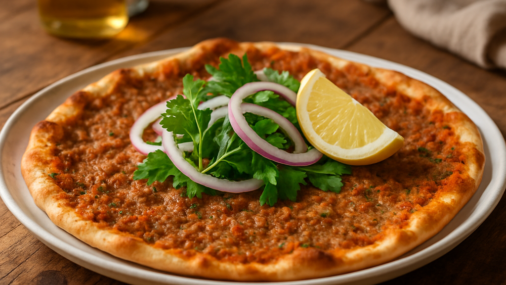 Image of Lahmacun (45 Min) | Herzhaftes Fladenbrot