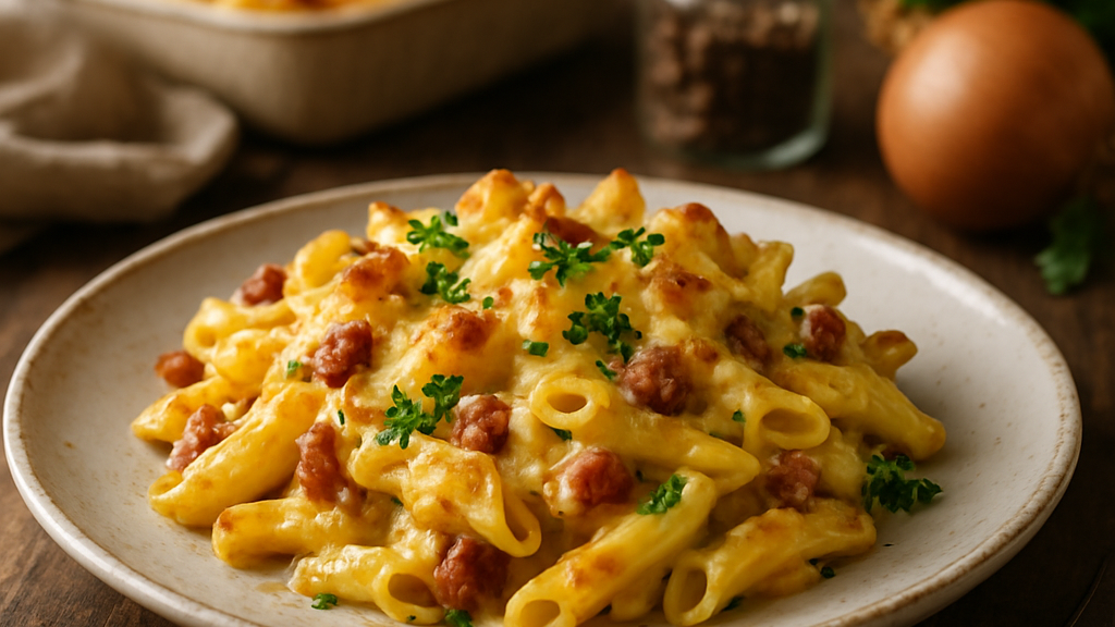 Image of Nudelauflauf (45 Min) | Herzhaftes Rezept