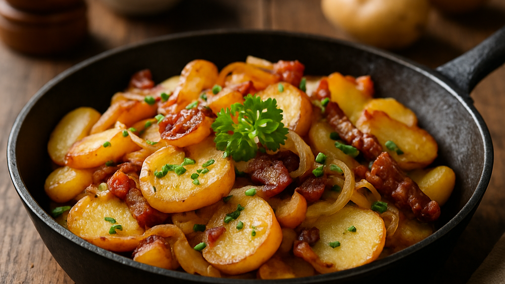 Image of Bratkartoffeln (30 Min) | Herzhaftes Rezept