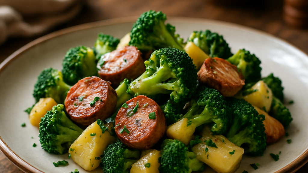 Image of Brokkoli Pfanne (25 Min) | Schnelles Rezept