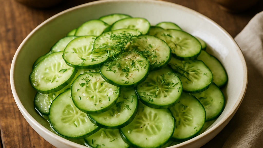 Image of Gurkensalat (15 Min) | Frisches Rezept