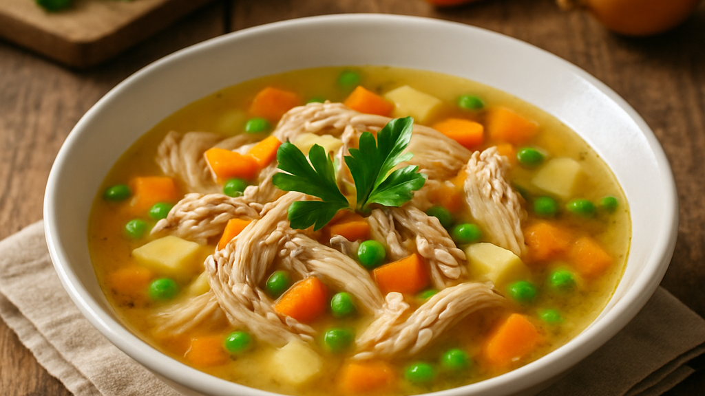 Image of Hühnersuppe (45 Min) | Herzhaftes Rezept