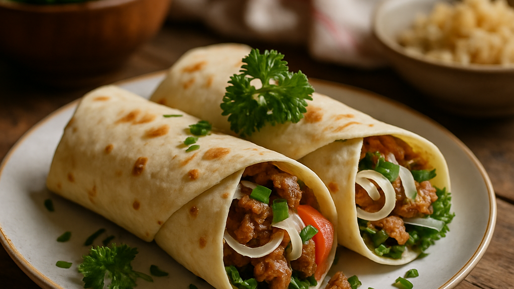 Image of Wraps (25 Min) | Schnelles Veggie-Rezept