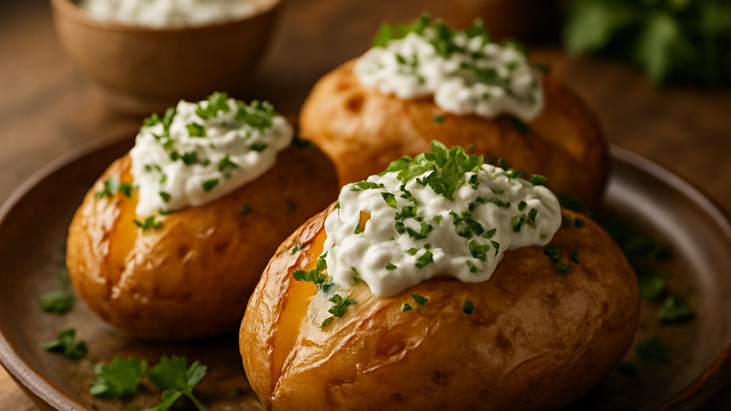 Image of Ofenkartoffeln (45 Min) | Herzhaftes Rezept