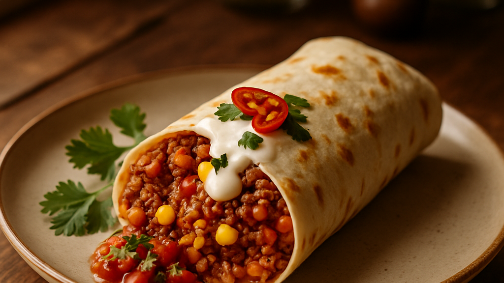 Image of Burrito (30 Min) | Herzhaftes Rezept