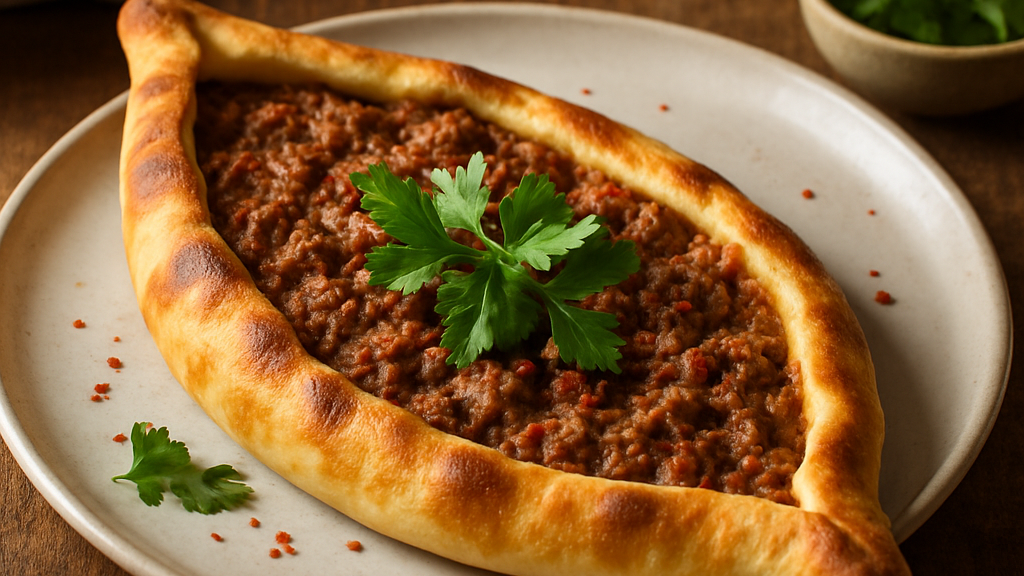 Image of Pide (45 Min) | Herzhaftes Rezept
