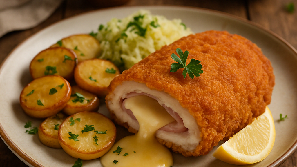 Image of Cordon Bleu (45 Min) | Herzhaftes Rezept