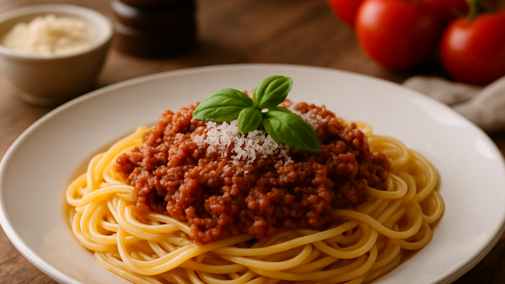Image of Spaghetti Bolognese (45 Min) | Herzhaftes Rezept