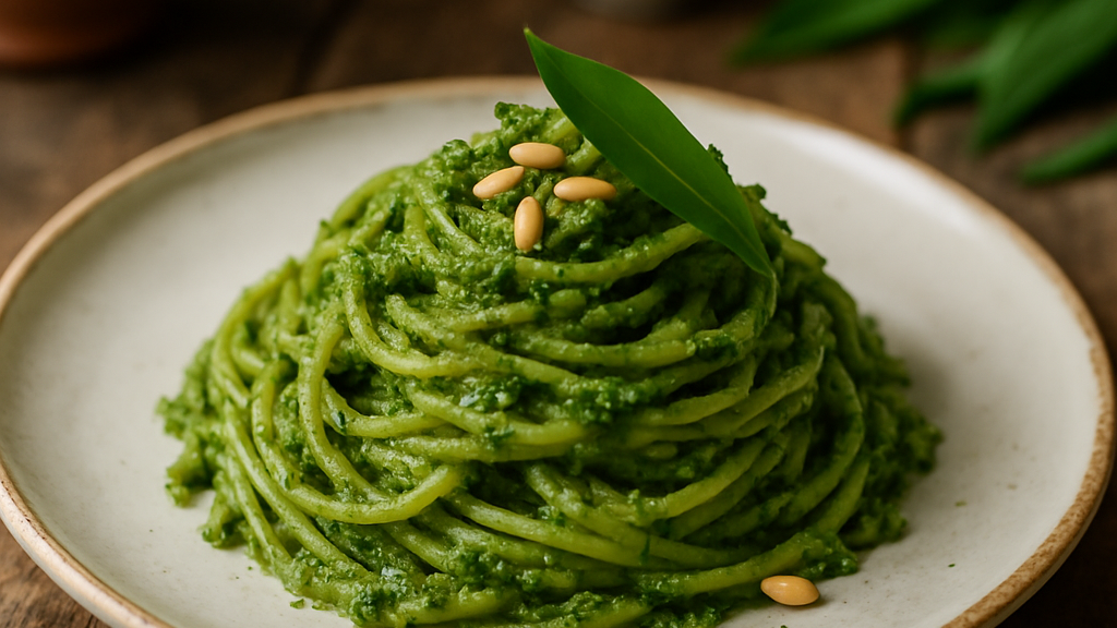 Image of Bärlauchpesto (15 Min) | Würziges Rezept