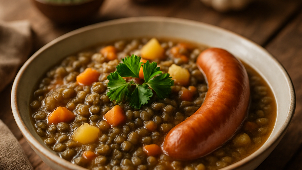 Image of Linseneintopf (45 Min) | Herzhaftes Rezept