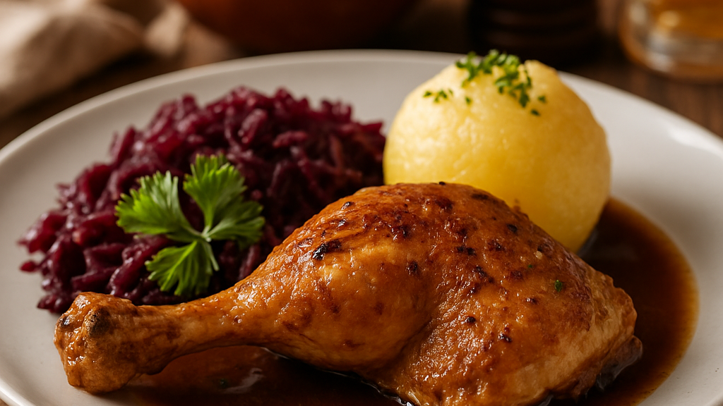 Image of Hähnchenschenkel (45 Min) | Würziges Ofenrezept