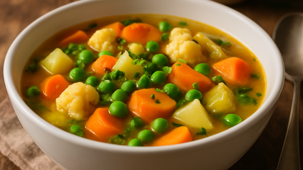 Image of Gemüsesuppe (30 Min) | Herzhaftes Rezept