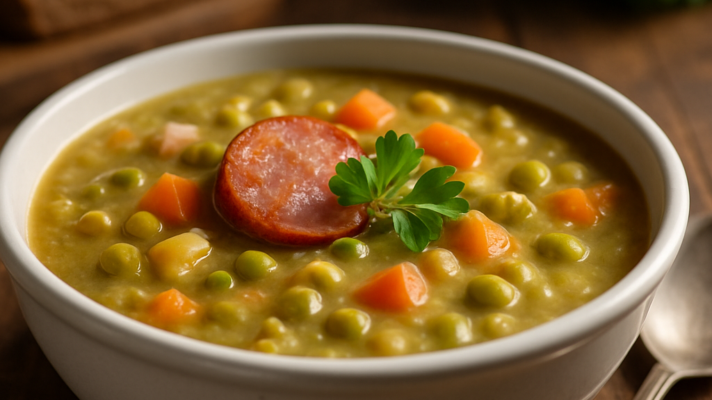 Image of Erbsensuppe (45 Min) | Herzhaftes Rezept