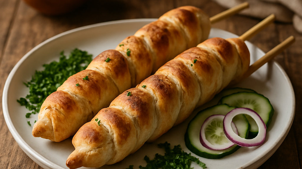 Image of Stockbrot (30 Min) | Herzhaftes Grillrezept