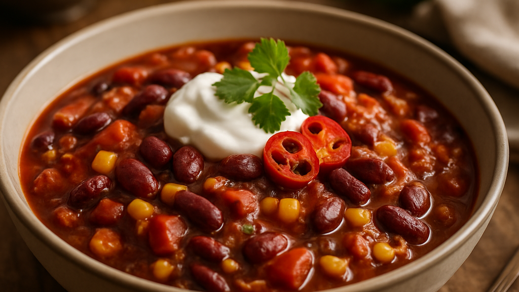 Image of Chili Sin Carne (45 Min) | Würziges Veggie-Rezept