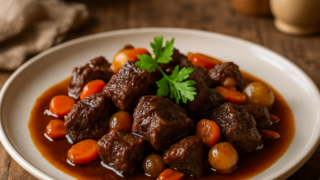 Image of Boeuf Bourguignon (180 Min) | Herzhaftes Rezept